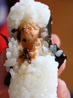 ふじっ子とたらこのおにぎり-レシピのメイン写真