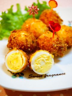 ✿うずら卵のカレー味フライ✿-レシピのメイン写真