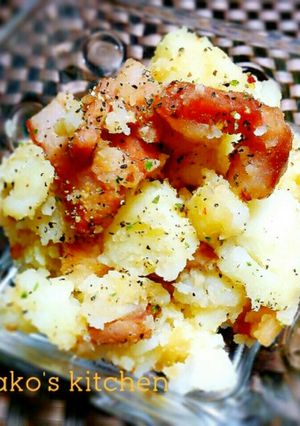*ポテトのベーコンdeホットサラダ*-レシピのメイン写真