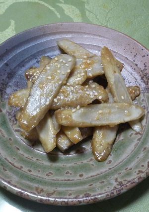 簡単美味しい　新ごぼうの味噌炒め-レシピのメイン写真