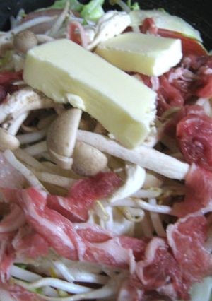 お野菜たっぷり!鮭と豚肉の蒸し焼き-レシピのメイン写真
