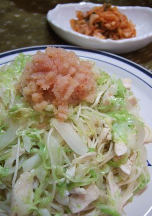 明太子そうめんチャンプル-レシピのメイン写真