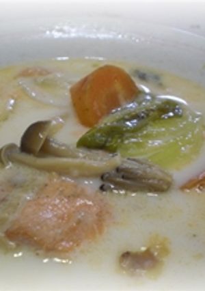 トラウトサーモンのミルク煮-レシピのメイン写真