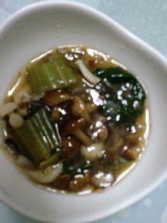 青梗菜ときのこのトロトロ煮-レシピのメイン写真