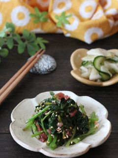 梅香るほうれん草-レシピのメイン写真