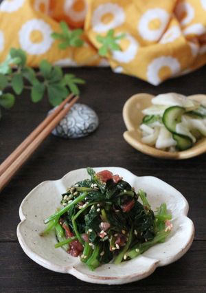 梅香るほうれん草-レシピのメイン写真