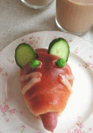 ３分で！あかんべーネズミのホットドック-レシピのメイン写真