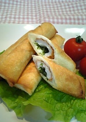 お弁当に♪ちくわで磯部風春巻-レシピのメイン写真