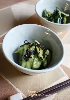 2分で！胡瓜と塩昆布のにんにく生姜和え-レシピのメイン写真