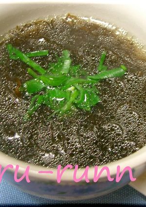 ウェイパーですぐでき♫もずくスープ♫-レシピのメイン写真