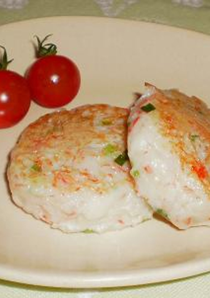 かにかまのふわふわもっちりバーグ-レシピのメイン写真