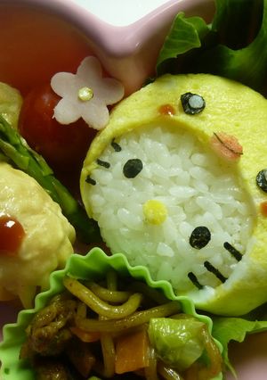 キャラベン　キティちゃん♪-レシピのメイン写真