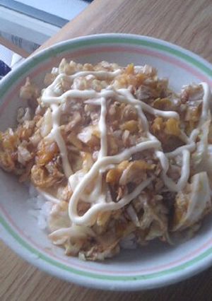 ランチに☆焼き肉タレキャベ丼♪-レシピのメイン写真