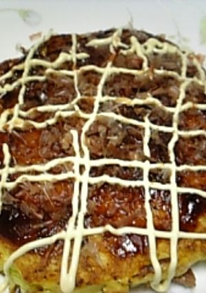 ★ふわふわﾍﾙｼｰ♪ｷｬﾍﾞﾂお好み焼★-レシピのメイン写真