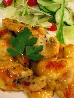 鶏むね肉のハニーマヨマスタード焼き♡-レシピのメイン写真