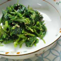รูปของ みそ味なんです♪ほうれん草のごま和え