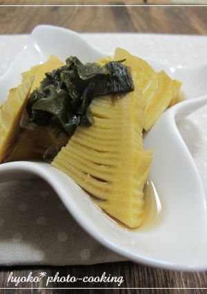 10分コトコト♪タケノコとワカメの煮物-レシピのメイン写真