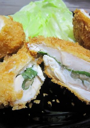 ささみフライ　さっぱり大葉＆梅入り-レシピのメイン写真
