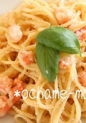 たらことえびのクリームパスタ-レシピのメイン写真