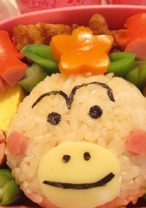 キャラ弁　はなかっぱ-レシピのメイン写真