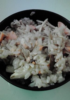 鮭ときのこの炊き込みご飯-レシピのメイン写真