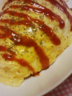 仕上げにバター!簡単炊飯器オムライス-レシピのメイン写真