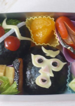キャラ弁☆仮面ライダーＷとショッカー-レシピのメイン写真