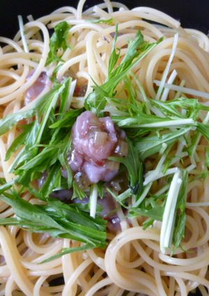 和えるだけ!たこわさの和風パスタ♫-レシピのメイン写真