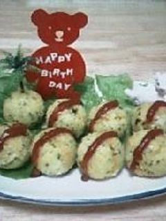 たこ焼き器で★焼きオニギリ~チーズ編-レシピのメイン写真