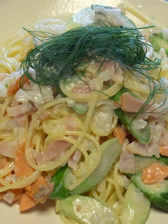 スモークサーモンとクリームチーズのパスタ-レシピのメイン写真