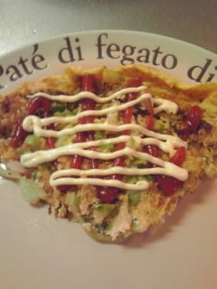 お好み焼き風オムレツ-レシピのメイン写真