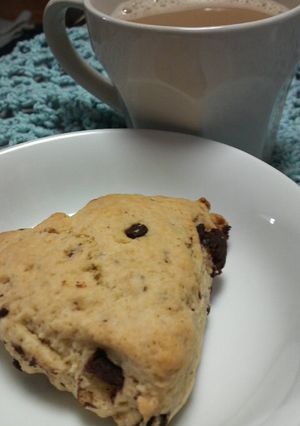ケーキミックスでさくさくチョコスコーン-レシピのメイン写真