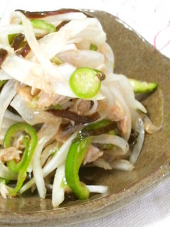 ✿春野菜✿新たまねぎの昆布佃煮和え✿-レシピのメイン写真