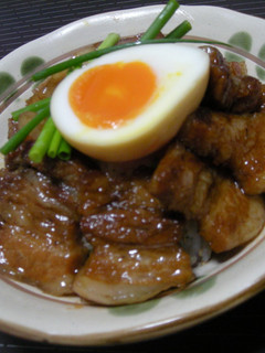 角煮風!?豚の甘酢煮丼☆半熟卵添え-レシピのメイン写真