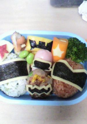 キャラ弁☆年少さん☆ゴセイジャー-レシピのメイン写真