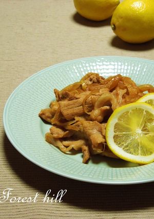 豚小間と玉葱のレモン醤油炒め-レシピのメイン写真