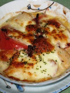 ホタテとトマトのグラタンスープ-レシピのメイン写真