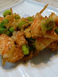 えびカニカマの枝豆かき揚げ-レシピのメイン写真
