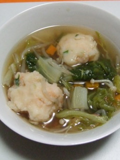 エビ団子入り◎食べるスープ-レシピのメイン写真