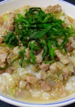 豚バラ肉のスープご飯-レシピのメイン写真