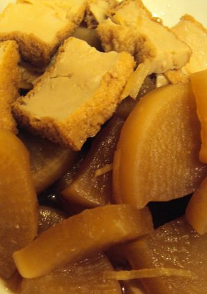 レンチンで作る☆大根と厚揚げの煮物-レシピのメイン写真
