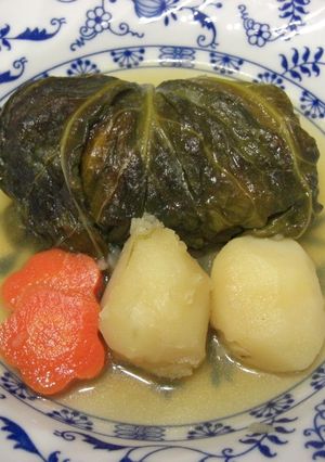キャベツの外葉を使ったロールキャベツ♪-レシピのメイン写真