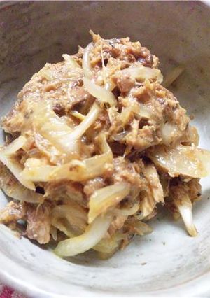 混ぜるだけ！サバ味噌オニオン-レシピのメイン写真