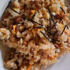 簡単!!納豆炒飯-レシピのメイン写真