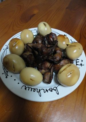 スモークエッグと砂肝のスモーク-レシピのメイン写真