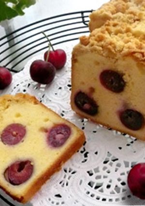 丸ごと*アメリカンチェリーパウンドケーキ-レシピのメイン写真