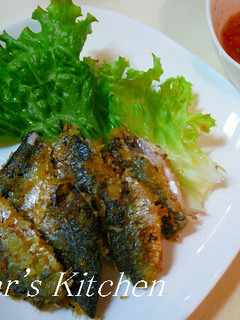 鯵のパン粉焼き簡単トマトソースで-レシピのメイン写真