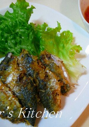 鯵のパン粉焼き簡単トマトソースで-レシピのメイン写真