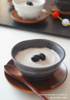 和味☆ふんわり黒豆ムース-レシピのメイン写真