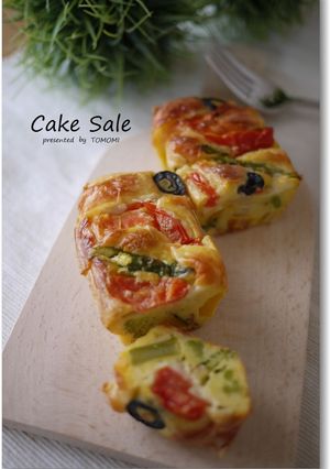 野菜たっぷり♪ケークサレ-レシピのメイン写真